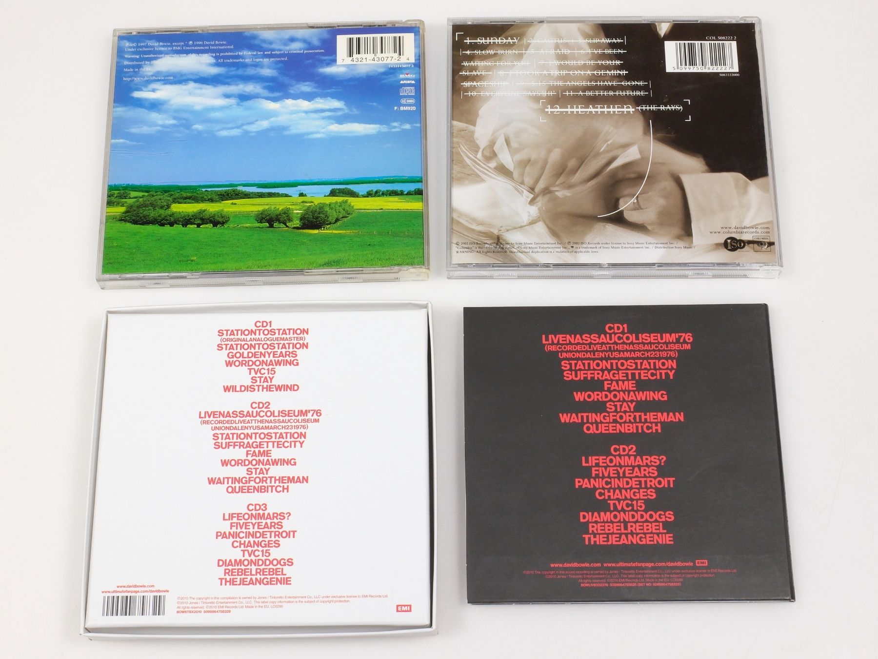 CDs: DAVID BOWIE (4 CDs) – D'occasion à Lobsigen par Markus_Haenggi_Bern 1