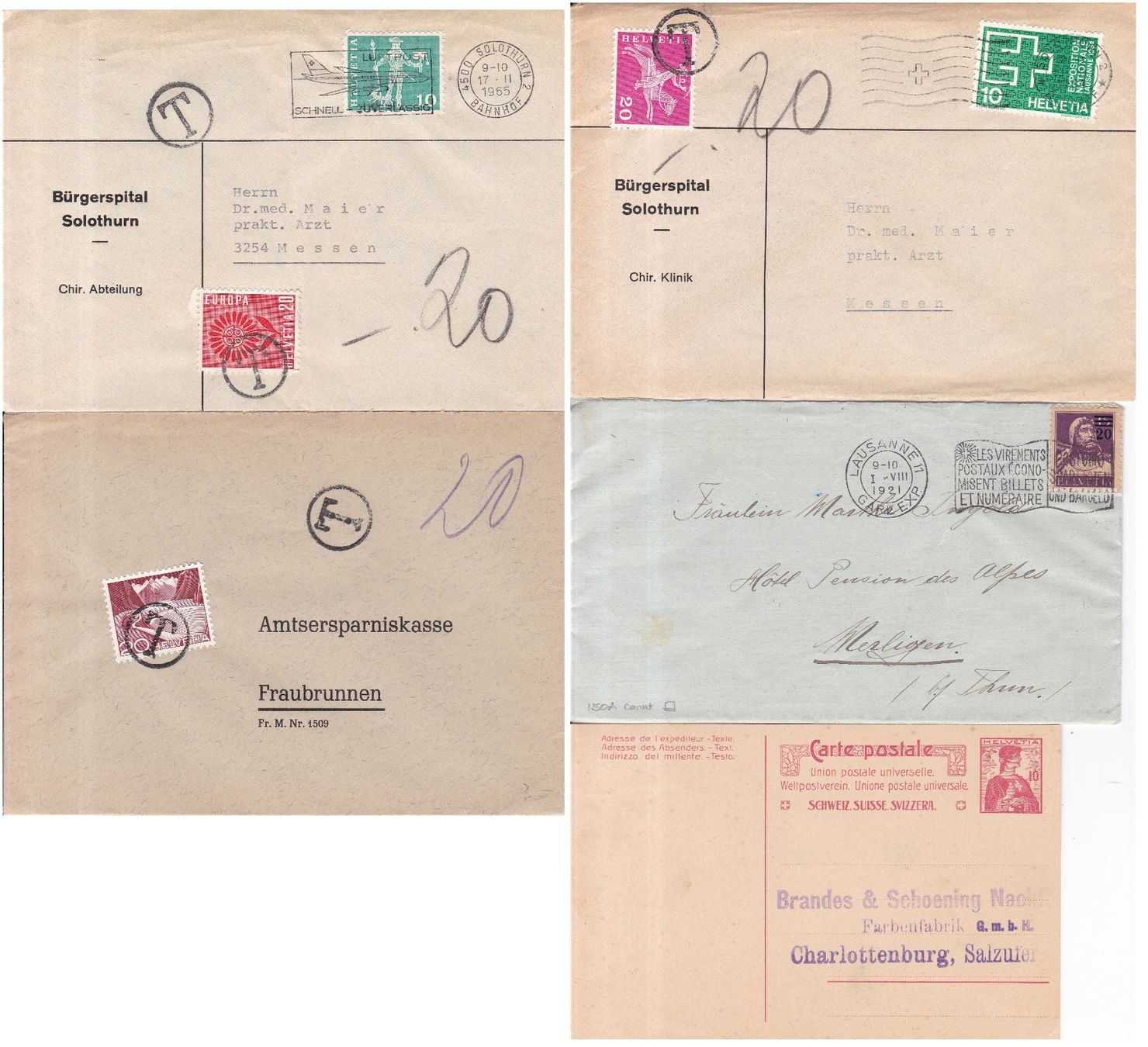 Tous les timbres: 42 Stk. Alte CH Briefe, Postkarten, Belege – D'occasion à Münchwilen AG par Nesar 3