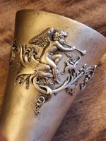 4er Set vergoldete Blumentöpfe Engel Barock Rokoko