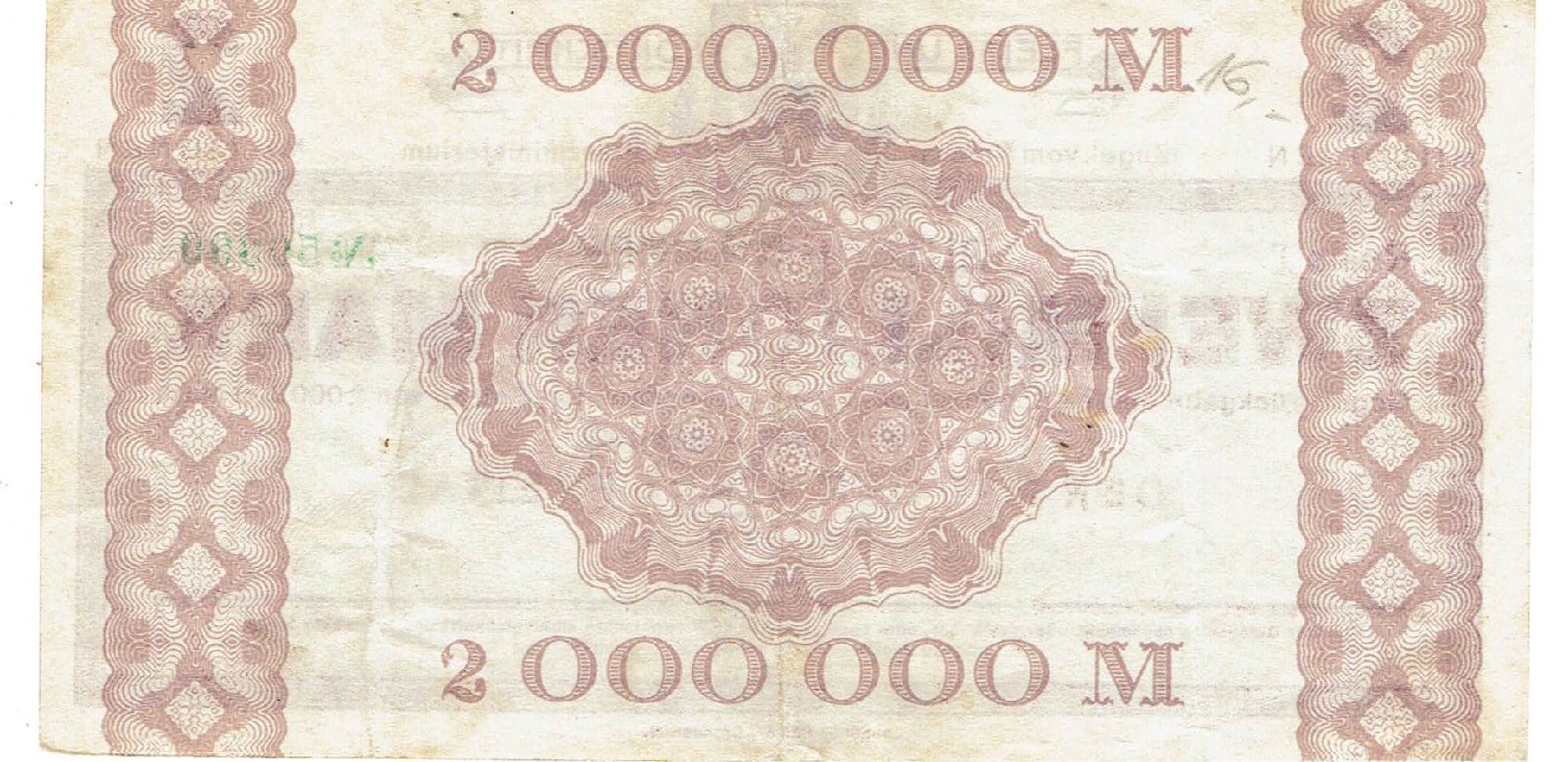 Banconote: Freital 2 Mil.Mark 15.08.1923 VZ-VZ++ – Usato da Steffisburg venduto da ber_8htf 1