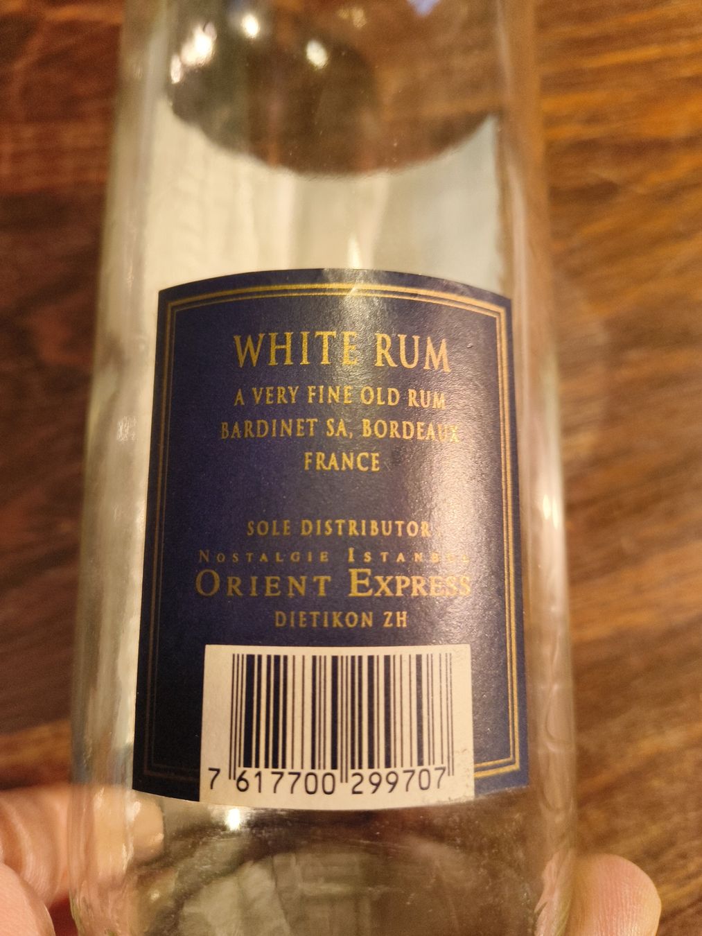 Altro: Orient Express White Rum leere Flasche 27cm – Usato da stettlen venduto da VintageBern_ch 3