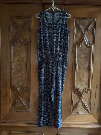 JUMPSUIT Schwarz-Weiß  Größe: 36 / 38