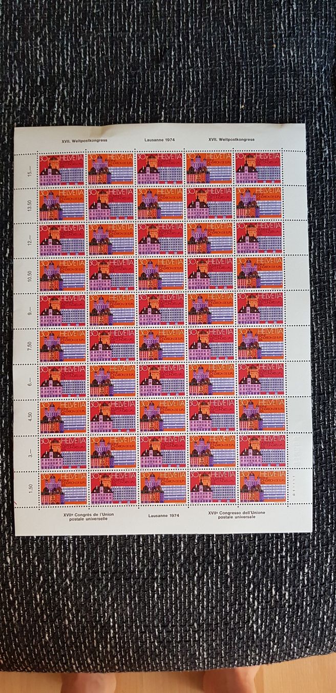 Alle Briefmarken: Briefmarken Bogen postfrisch – Gebraucht aus Jona von Glareola