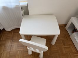 Ikea kindertisch mit stuhl Mammut