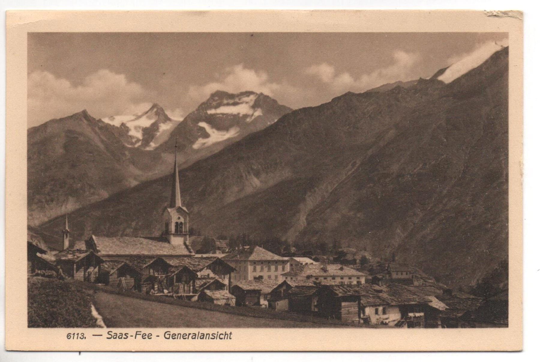 Cartes postales: SAAS-FEE Generalansicht – Neuf (Voir description) à Jona par philajona
