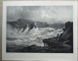 Rheinfall grosse Ansicht von Hohe 1839