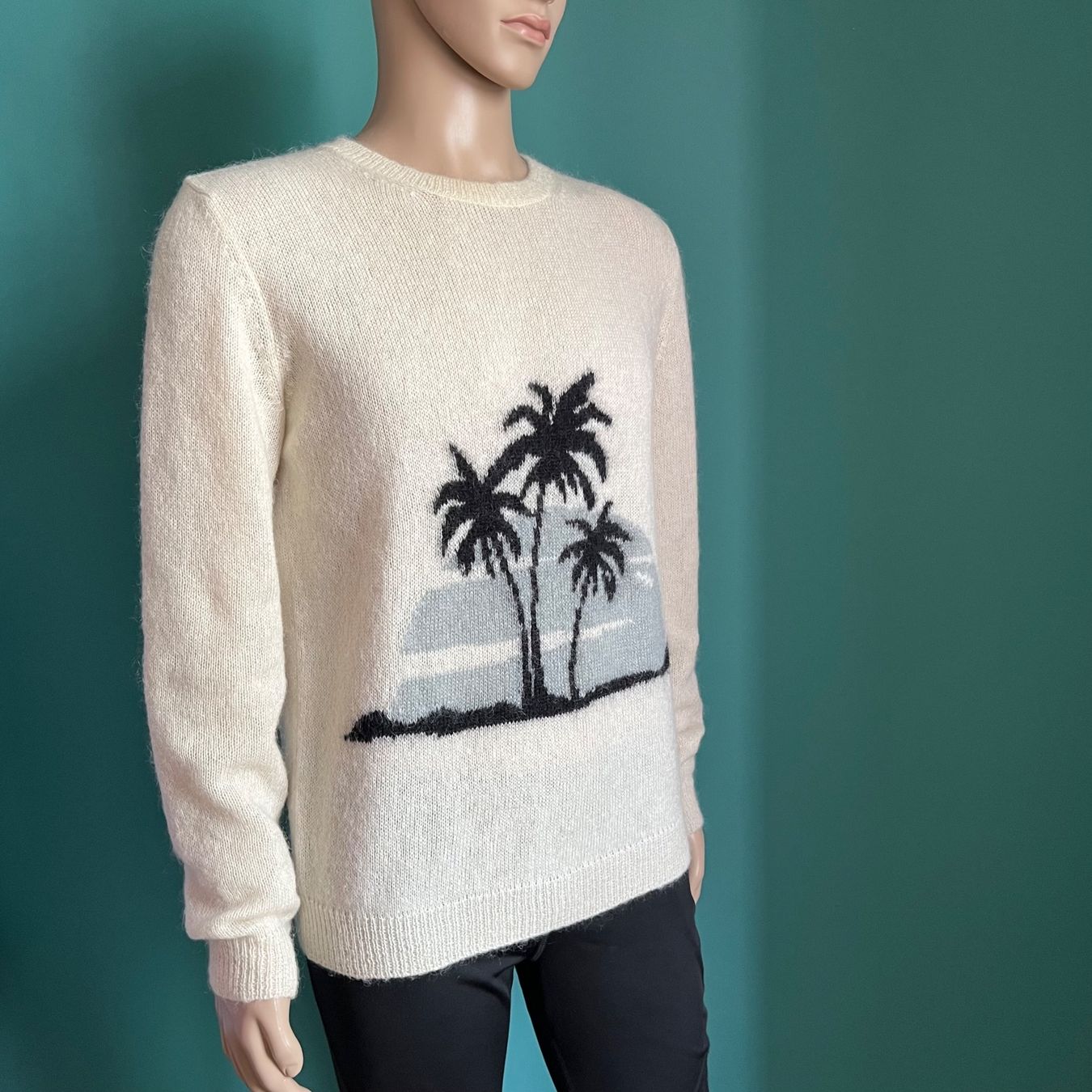 Saint Laurent Pulls & Sweat-shirts: SAINT LAURENT PARIS Palm Tree Pullover 🌴 – D'occasion à Zürich par ClosetQueen 2