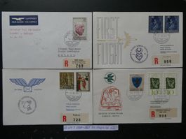 FL Lot 3 1964-1968 diverse Flugbriefe