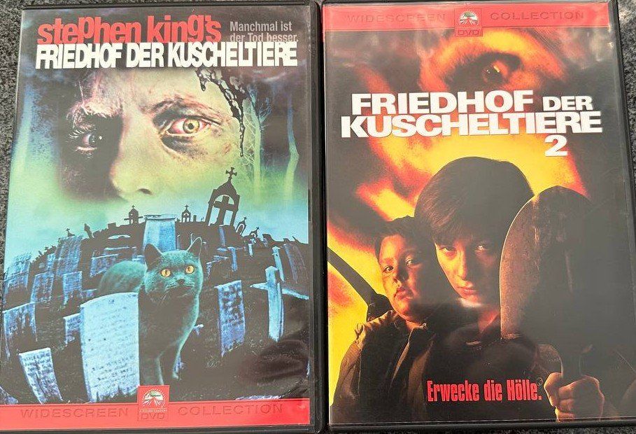 Tutti i DVDs: Stephen Kings "Friedhof der Kuscheltiere" 1+2 DVD – Usato da Beringen venduto da Mantafisch1
