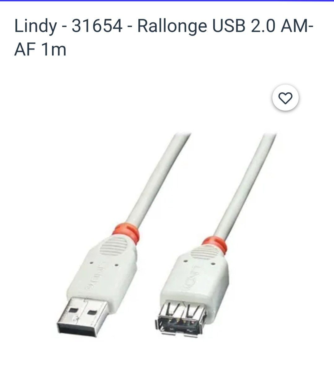 Cavi: Lindy computer connexion usb – Nuovo e nell'imballaggio originale da Servion venduto da meno999 3