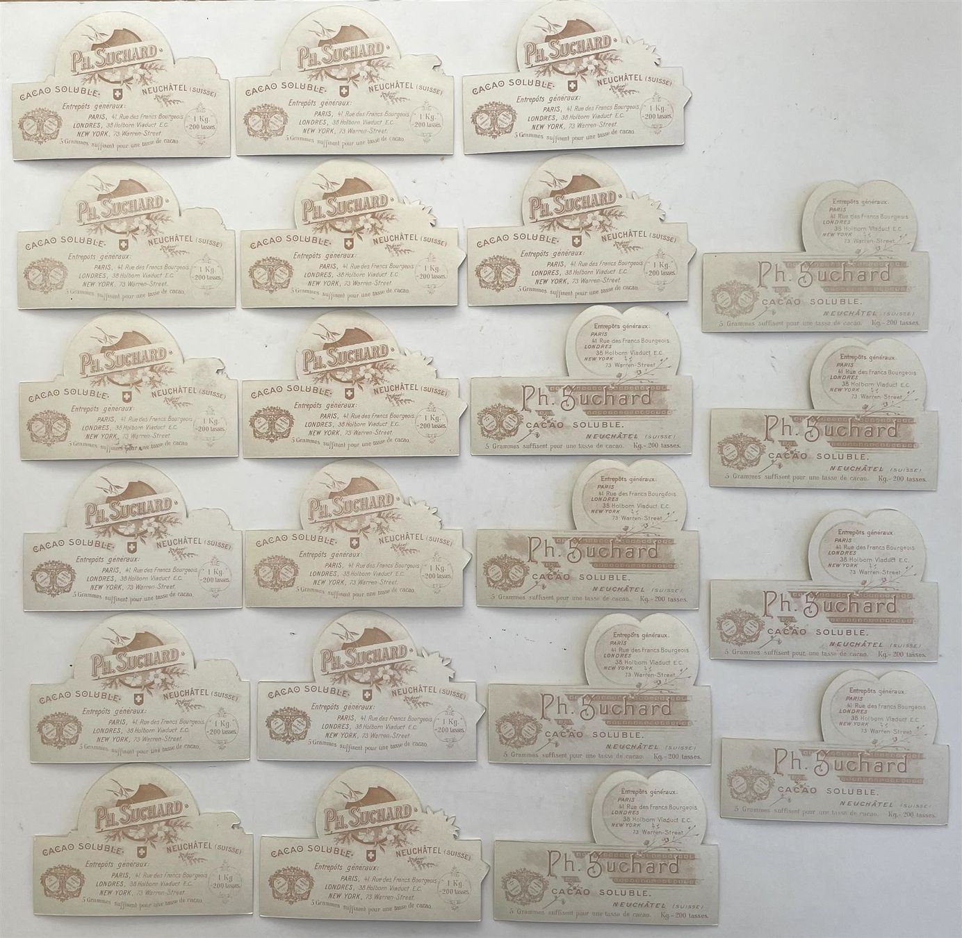 Arts picturaux & lithographies: Suchard - Komplette Serie 22 Chromobilder Kantone / Cantons – D'occasion à Savagnier par Ne2065 4
