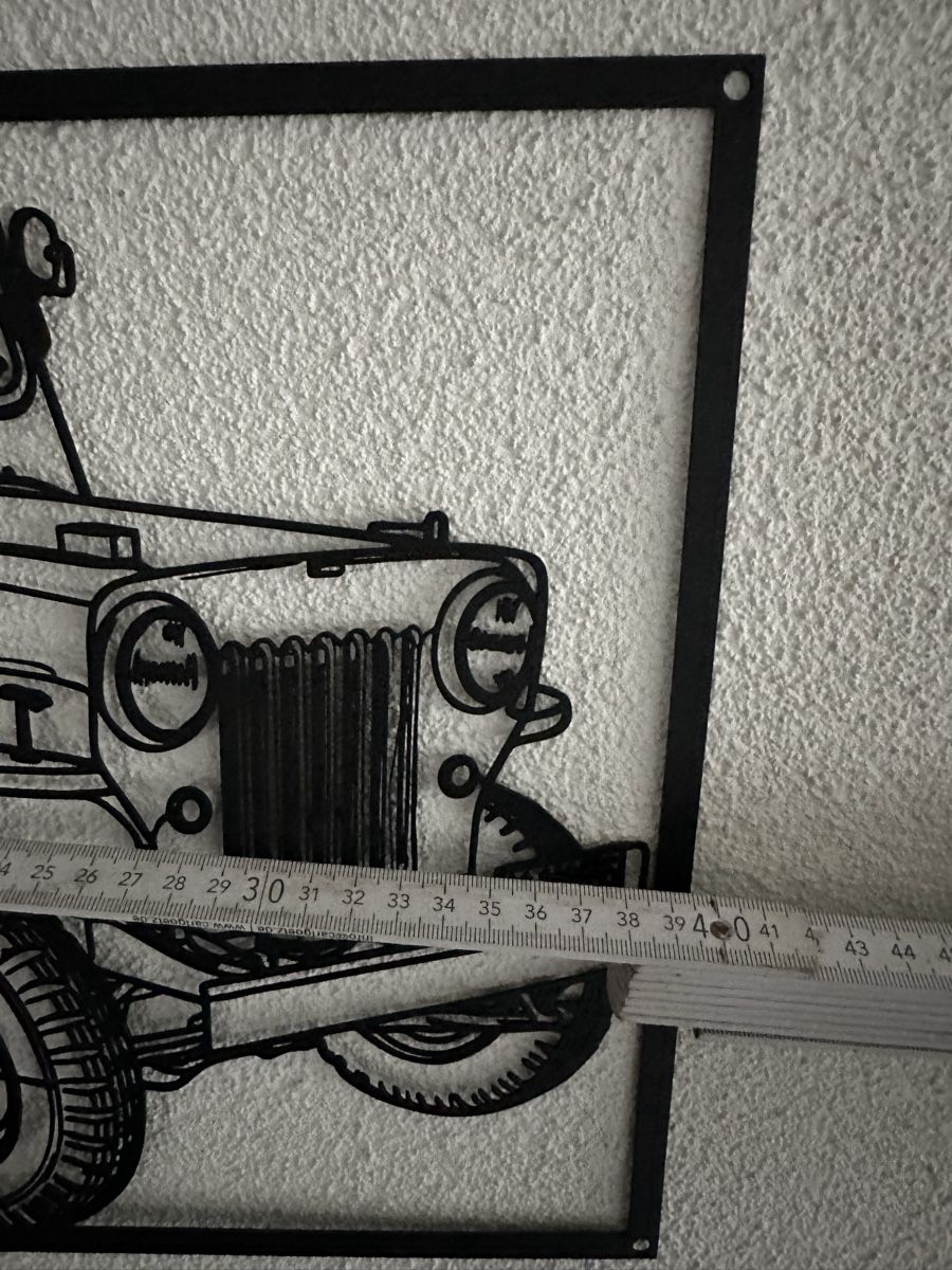 Jeep Insegne: Willys Jeep Blechschild  – Usato da Wil SG venduto da Davidson8 2
