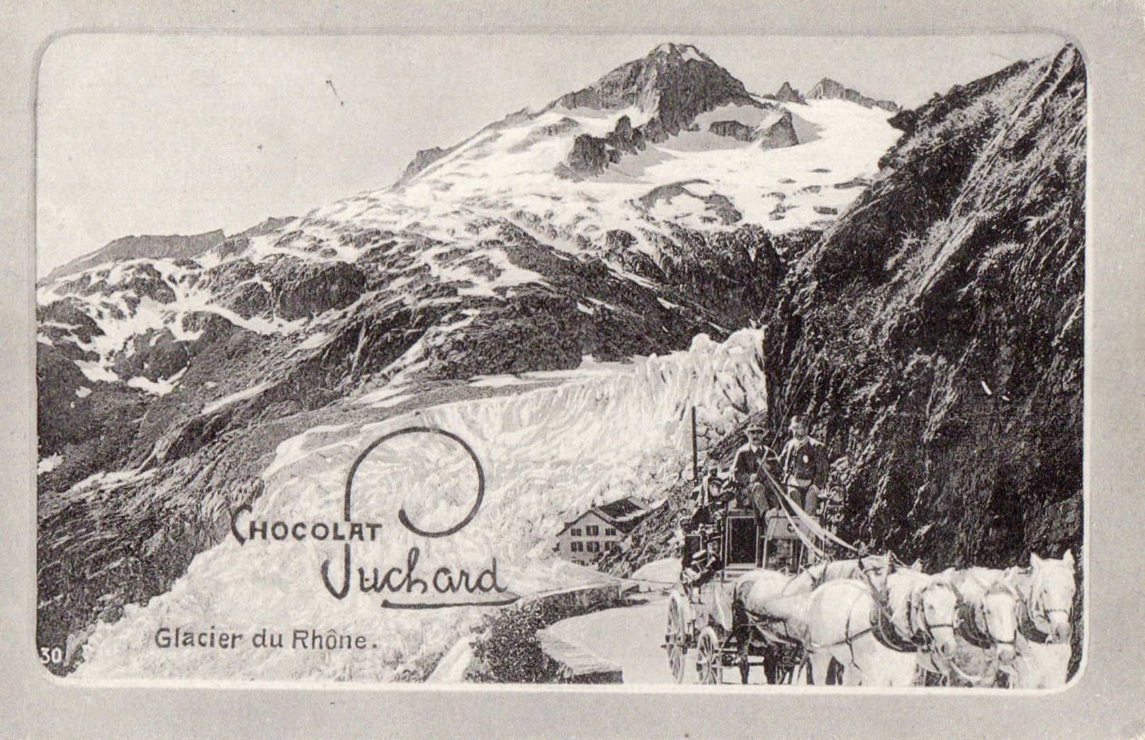 Cartes postales: Chocolat Suchard - Glacier du Rhône – D'occasion à Melano par pisonsdro