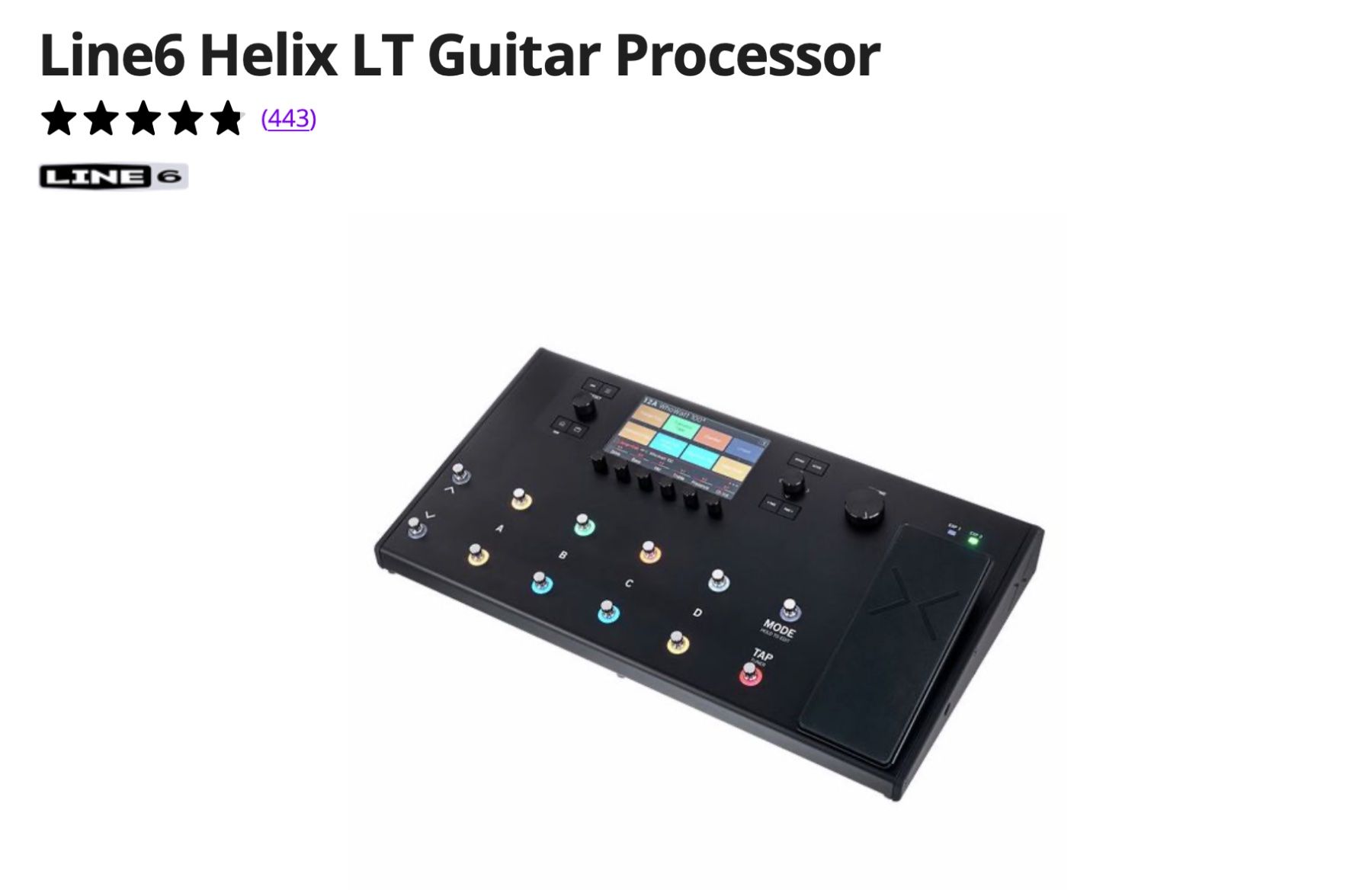 Line 6 Musikinstrumente: Line6 Helix Guitar Processor – Gebraucht aus Biberist von Espresso_59