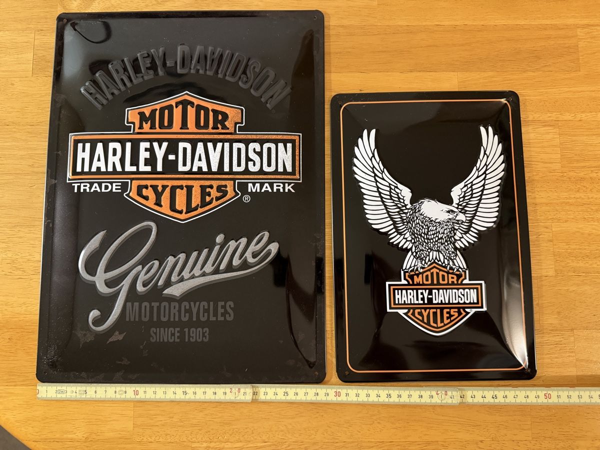 Harley-Davidson Insegne: Plaque metal Harley Davidson – Usato da Vernier venduto da T3life 2