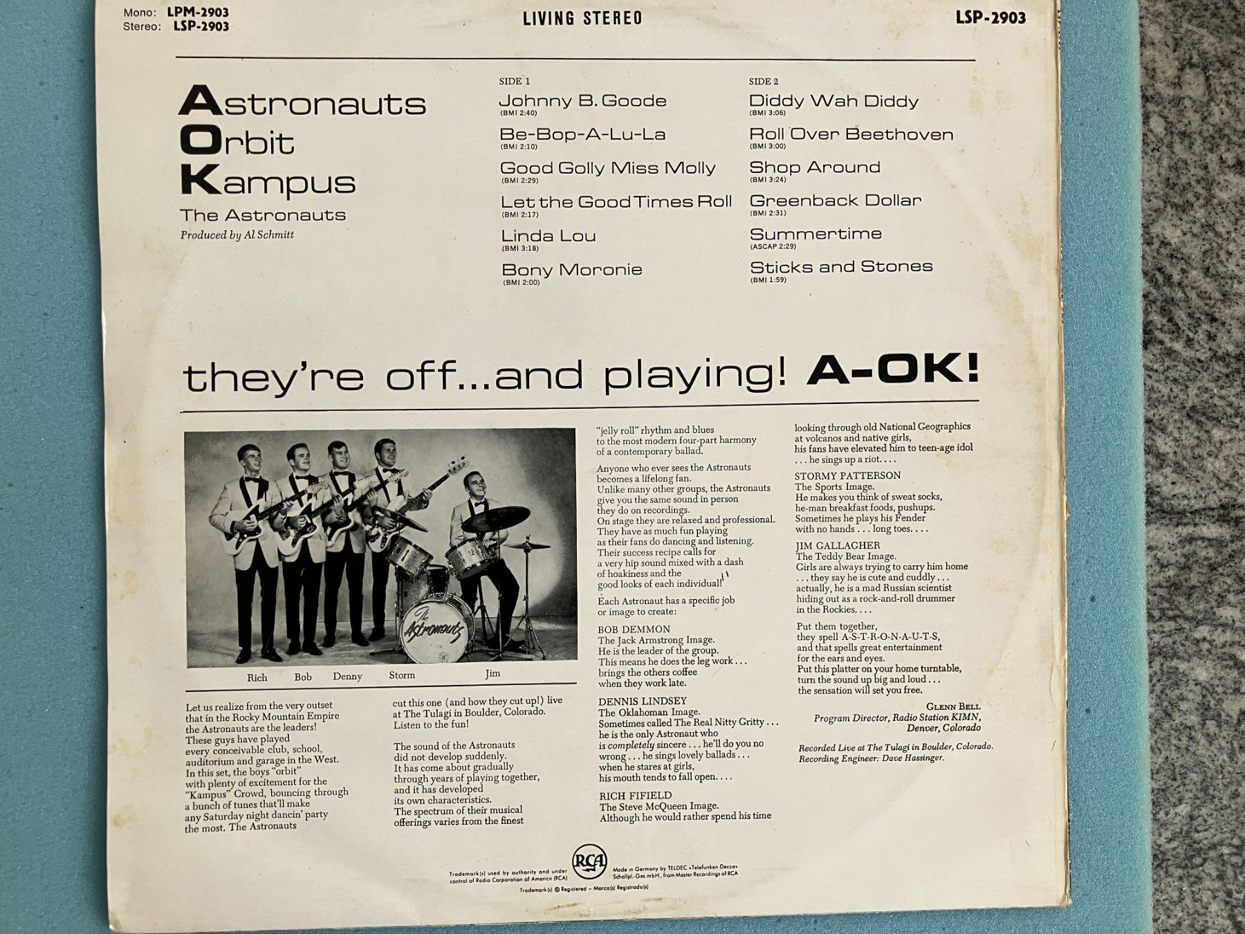 Dischi in vinile: The Astronauts – Usato da Aarwangen venduto da Jukebox3 2