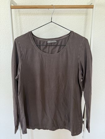 Nile Langarmshirt braun Gr. L
