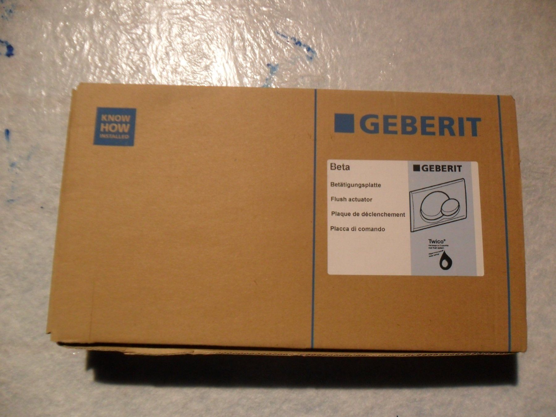 Geberit WC: GEBERIT Drückerplatte SAMBA – Nuovo e nell'imballaggio originale da Aesch BL venduto da isc_85jd 3