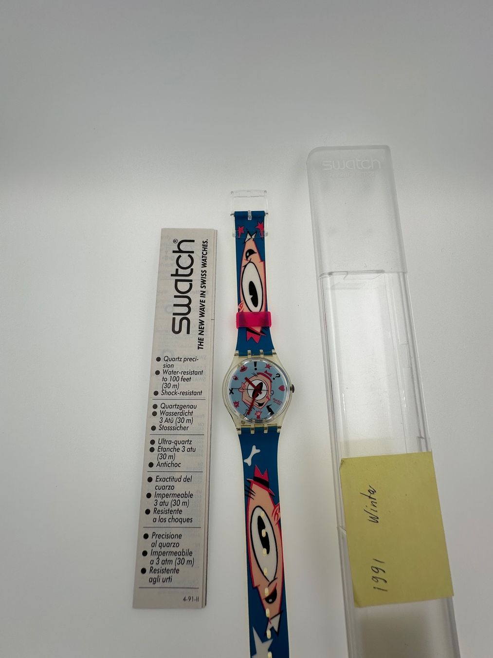 Swatch Orologi: SWATCH GENT GULP 1992 NEU – Nuovo e nell'imballaggio originale da Bremgarten AG venduto da uhrenshopp