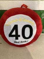 Trost-Kissen "40",  lustiges Geschenk!