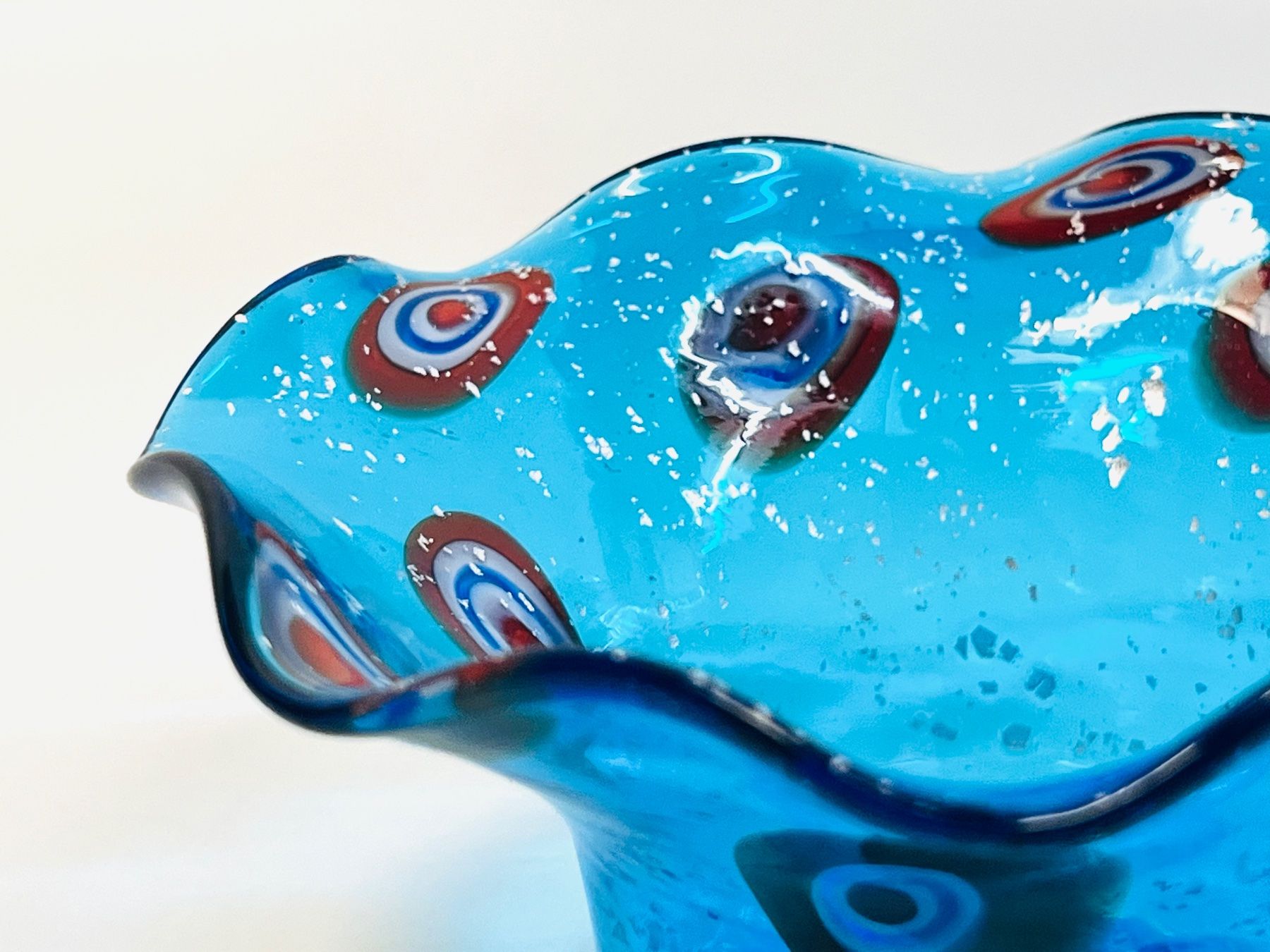 Ciotole: Glas Schale Blau im Murano Stil – Usato da Zürich venduto da Arche_Brockenhaus 8