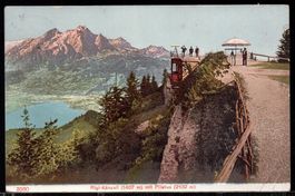 Rigi Känzeli,  mit Pilatus  1908