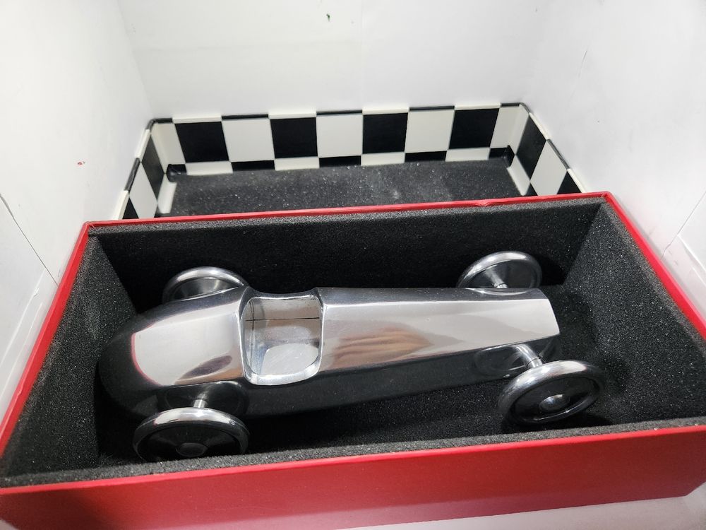 Voiture Miniature Mille Miglia Ferrari 1930 - Aluminium, Boîte Complète - Occasion