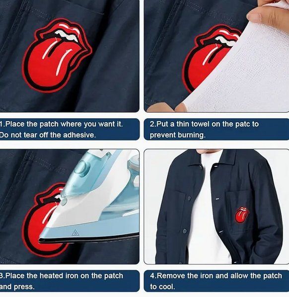 Toppe: PATCH ROLLING STONES NEU – Nuovo (secondo la descrizione) da Bad Ragaz venduto da Schtupsi 1