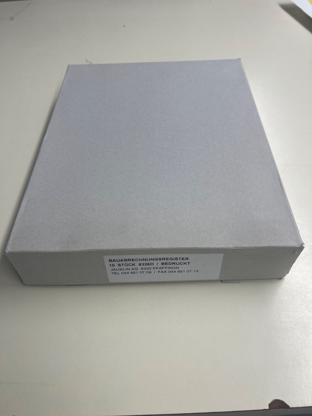 Raccoglitori: 10 neue Bauabrechnungsregister BKP – Usato da Matzingen venduto da carola71 2