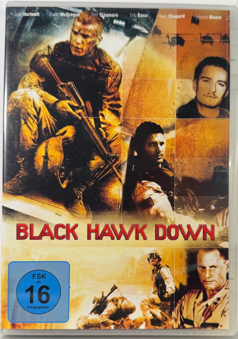 Tutti i DVDs: DVD BLACK HAWK DOWN - JOSH HARTNETT - EWAN McGREGOR - TOM SI – Usato da Wisen venduto da gigisna