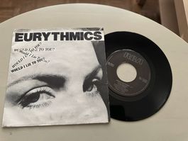 EURYTHMICS LENNOX tolle Single Would I lie to you? 80's
