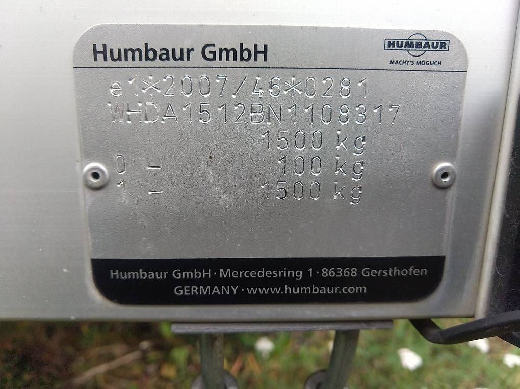 Anhänger: Anhänger humbaur – Gebraucht aus sils.i.D von Spyderrider 4