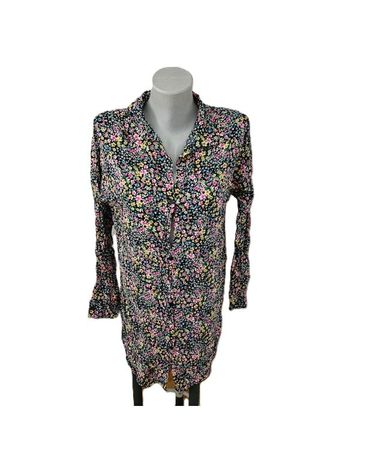 Romantische Tunika Bluse-Shirt Tezenis Gr S. geblümt