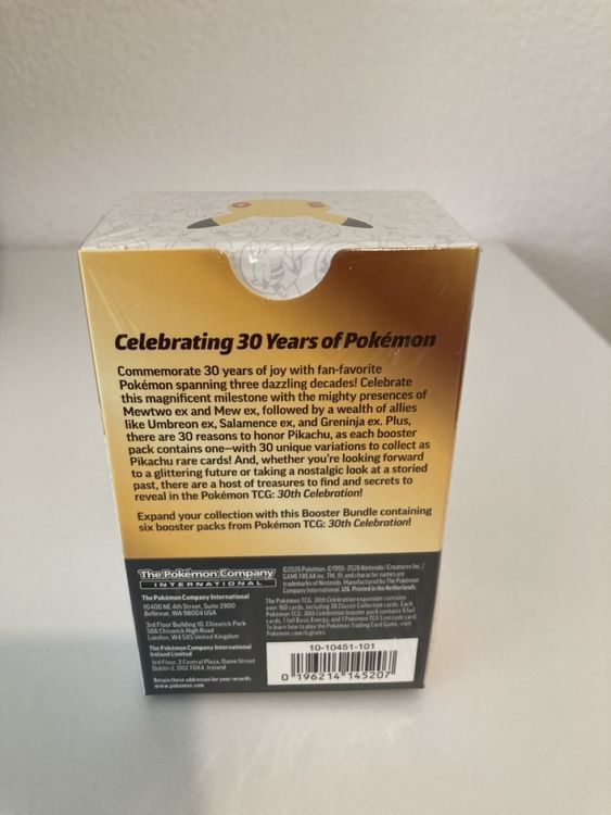 Pokémon TCG: 30th Celebration Booster Bundle | EN (Neu und ...