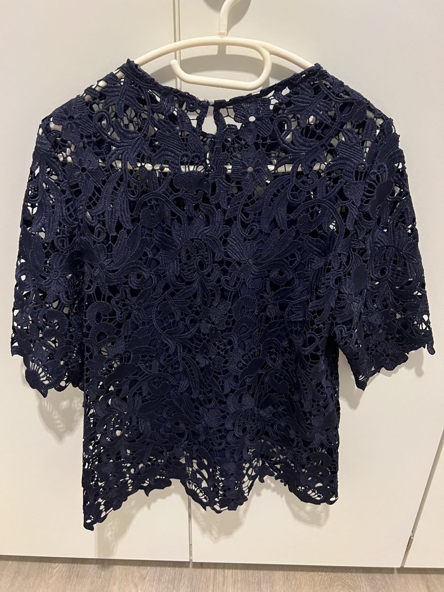 Zara Tops: Oberteil von ZARA dunkelblau / Spitze – Neu (gemäss Beschreibung) aus Jona von n.ferrari 1
