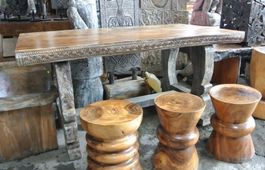 Tisch Esstisch Küchentisch Soar Holztisch Ornament verziert