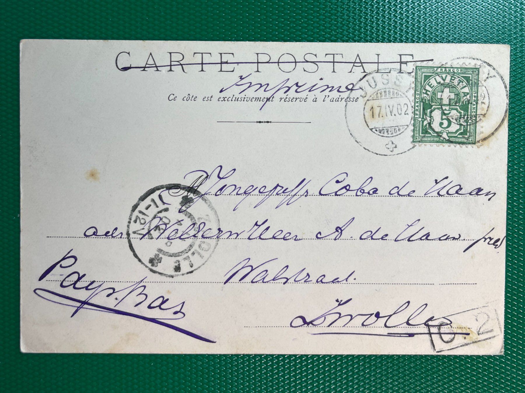 Cartes postales: Genève - la Jonction – D'occasion à Steg VS par _vinci_ 1