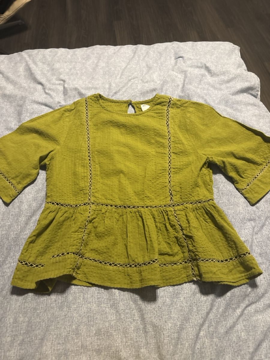 Asos Top: Superbe chemisier vert olive, taille 36 – Usato da Ipsach venduto da iam_7k2t