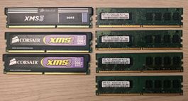 Barettes de RAM DDR2 et DDR3