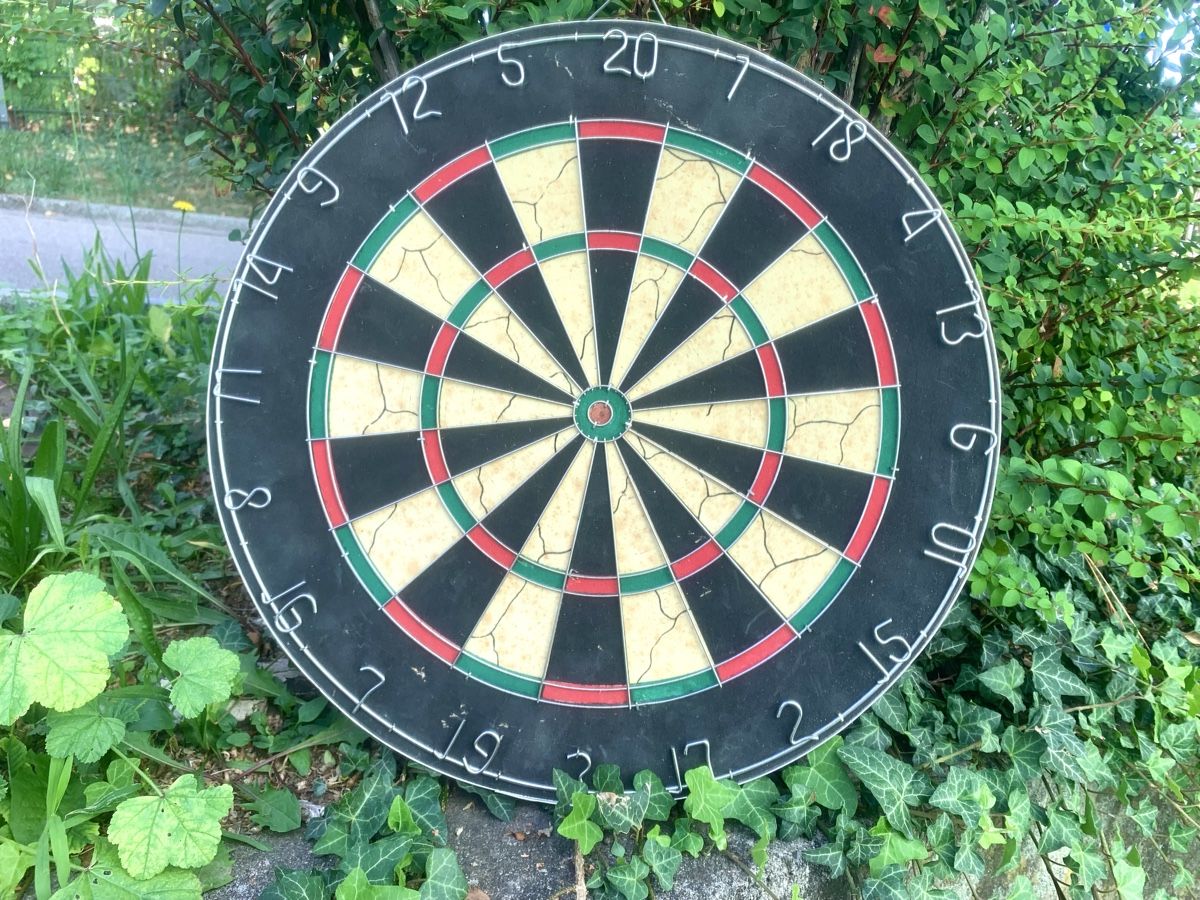 Freccette: Massive Dartscheibe beidseitig bespielbar – Usato da Wallisellen venduto da Died 2