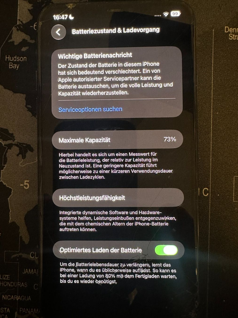 Apple Portables: IPhone Pro Max Bildschirmglas hat Risse – D'occasion à Bern par BinhV77 4