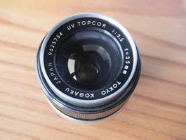 UV TOPCOR 35mm 1:3.5 Objektiv Tokyo Kogaku Japan Weitwinkel