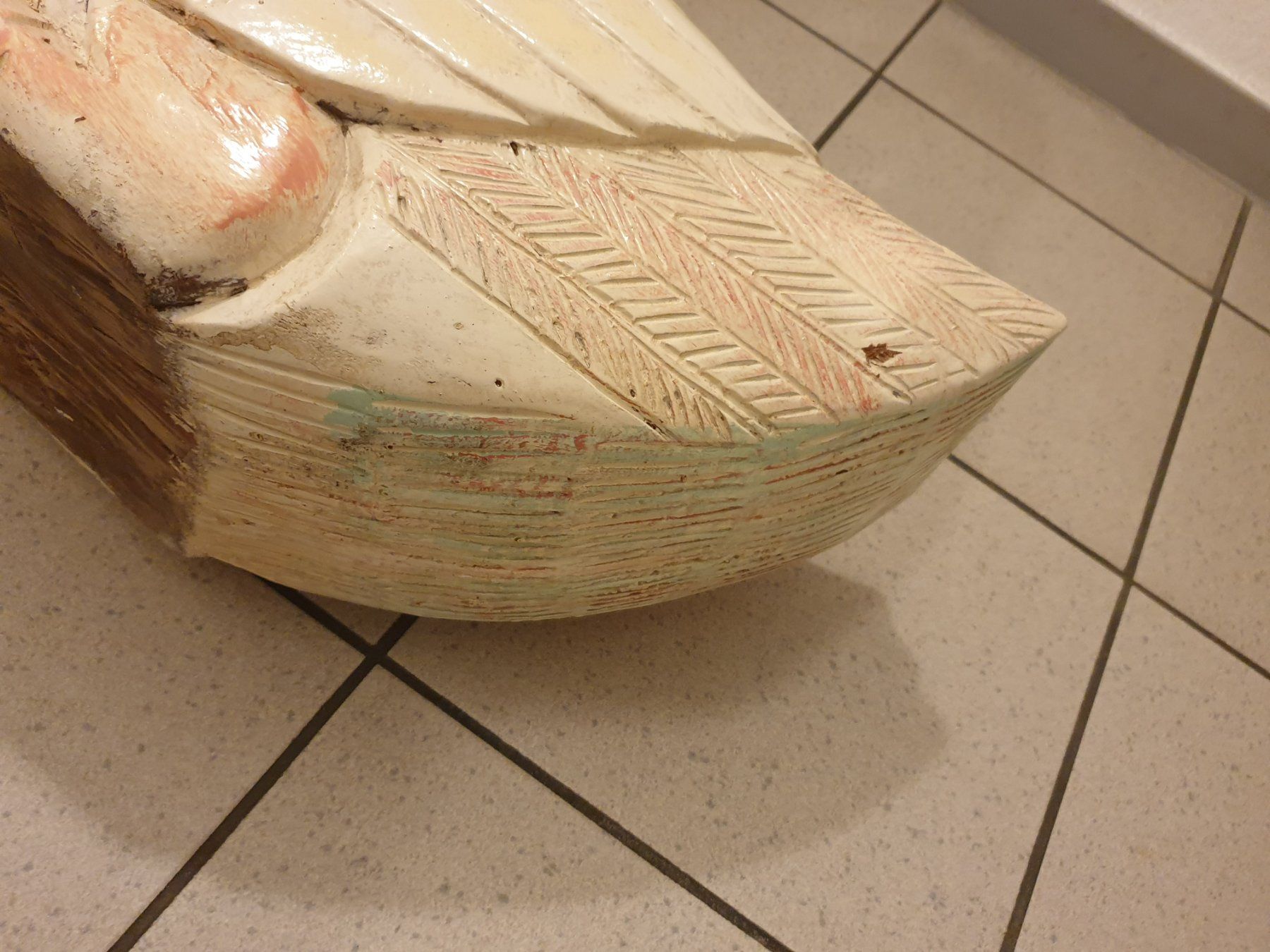 Skulpturen & Statuen: Vintage grosse Gans aus Holz geschnitzt schwer – Gebraucht aus Mörschwil von spirspi 4