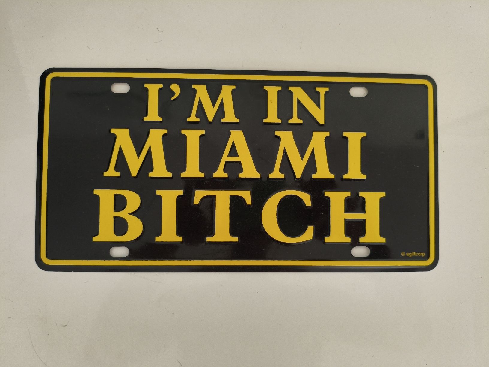 Insegne: Blechschild "im in Miami Bitch" – Usato da Stans venduto da thomin8989
