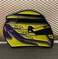 Lewis Hamilton Helm Mercedes AMG gelb F1 Formel 1 Pin - cool