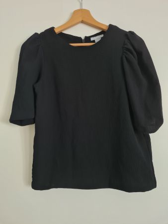 wunderschönes, schwarzes Oberteil Gr.34,Rückenreißverschluss