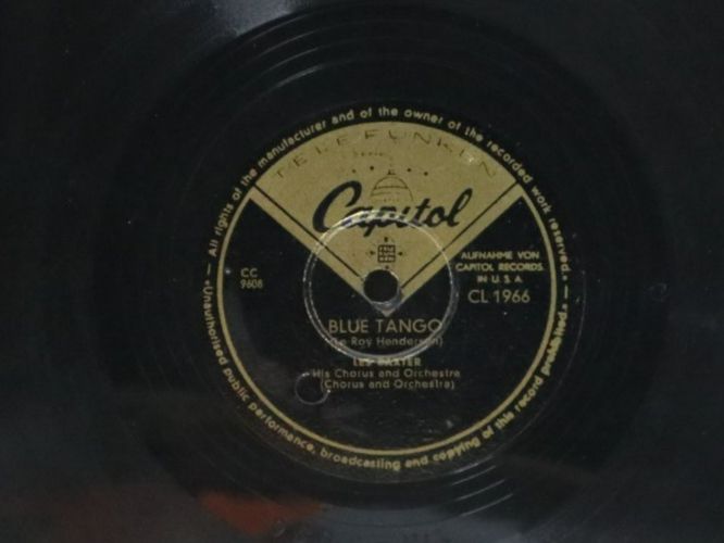 Schallplatten: Schellack Les Baxter Blue Tango / Please Mr. Sun – Gebraucht aus Eschenbach SG von Astalavista 3