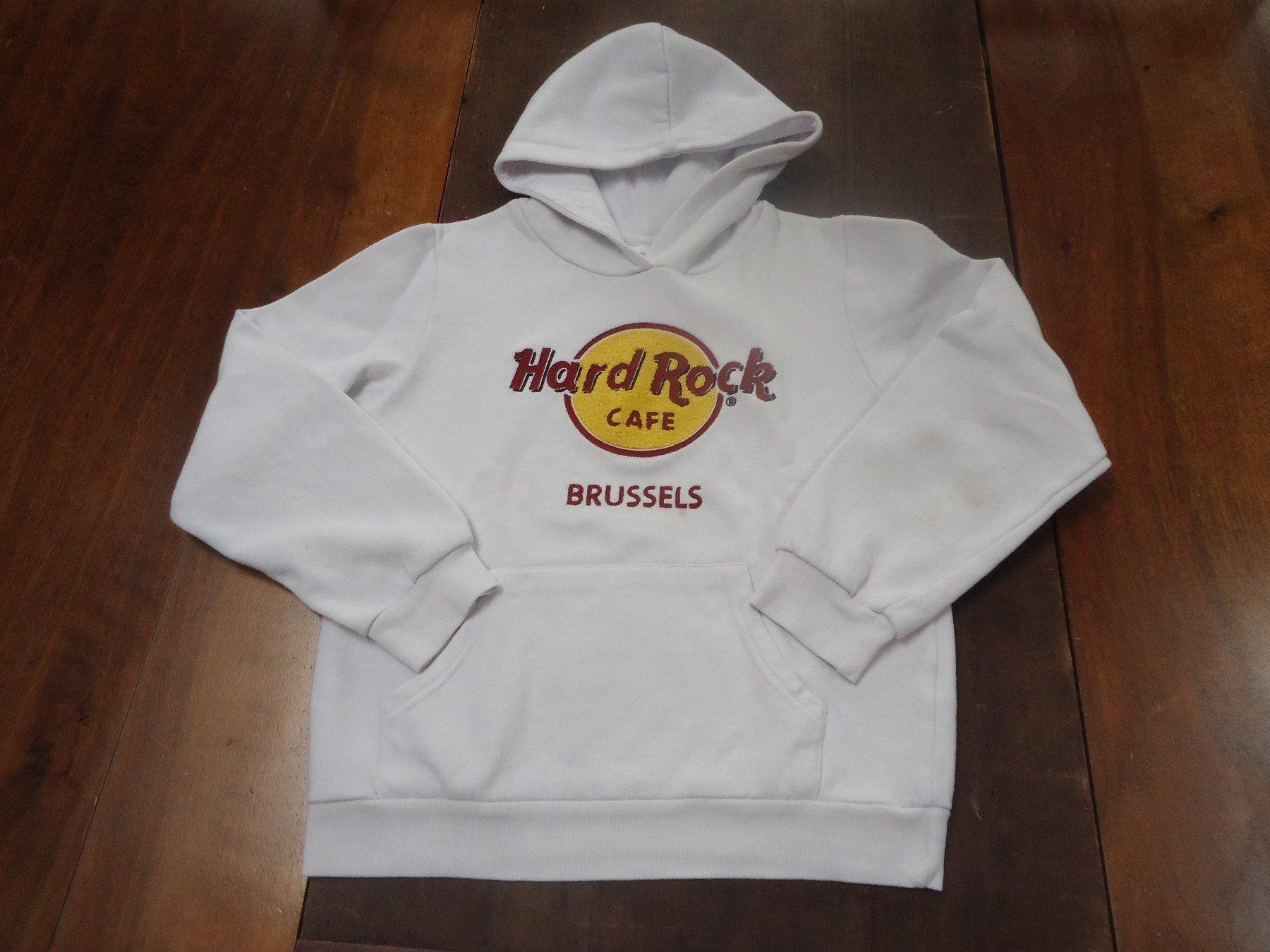 Hard Rock Cafe Maglioni & Felpe: Pull à capuche - Hard Rock Brussels - 10 ans - 140 – Usato da Vessy venduto da mafabe