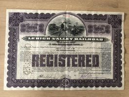 RAR - Bahnaktie "Lehigh Valley Railroad Company" 1946