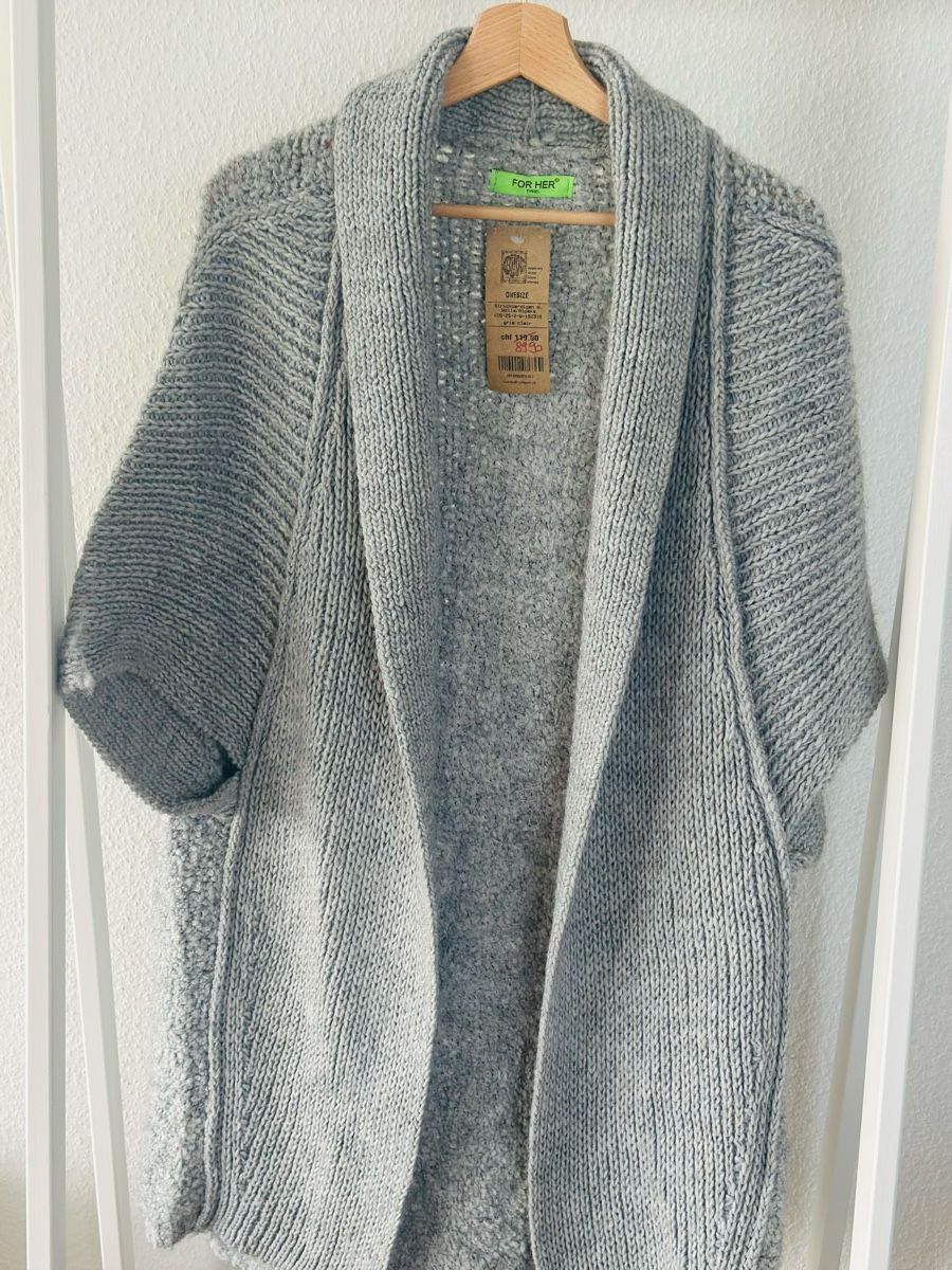 Pullover & Sweatshirts: Modischer Strickcardigan von For Her Paris, Onesize – Neu und originalverpackt aus Meggen von AuDa17 3